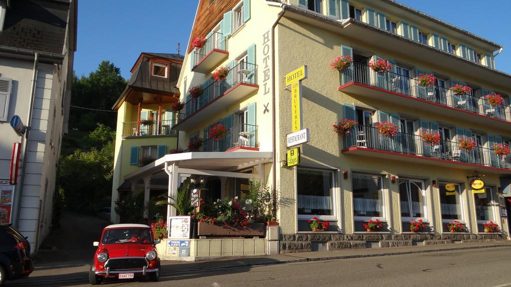 Logis Hotel - Restaurant Aux Bruyeres Orbey Buitenkant foto